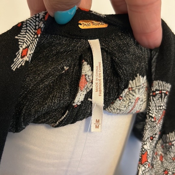 Free People Tree Swing Tunic Raven Combo - Picture 7 of 8